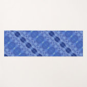 Hy Blue Ikat 7 Yogamatte (Vorderseite (Horizontal))