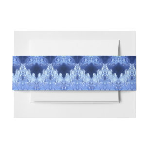 Hy Blue Ikat 8 Einladungsbanderole
