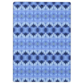 Hy Blue Ikat 8 Klemmbrett (Rückseite)