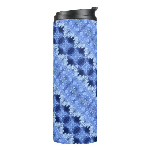 Hy Blue Ikat 8 Thermosbecher (Nach links gedreht)