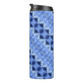 Hy Blue Ikat 8 Thermosbecher (Nach rechts gedreht)