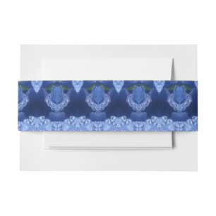 Hy Blue Ikat 9 Einladungsbanderole