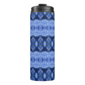 Hy Blue Ikat 9 Thermosbecher (Vorderseite)