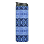 Hy Blue Ikat 9 Thermosbecher (Nach rechts gedreht)