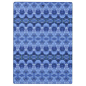 Hy Blue Ikat Klemmbrett (Rückseite)