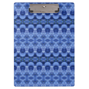 Hy Blue Ikat Klemmbrett
