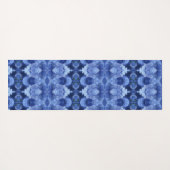 Hy Blue Ikat Pouf Yogamatte (Rückseite (Horizontal))