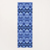 Hy Blue Ikat Pouf Yogamatte (Rückseite)
