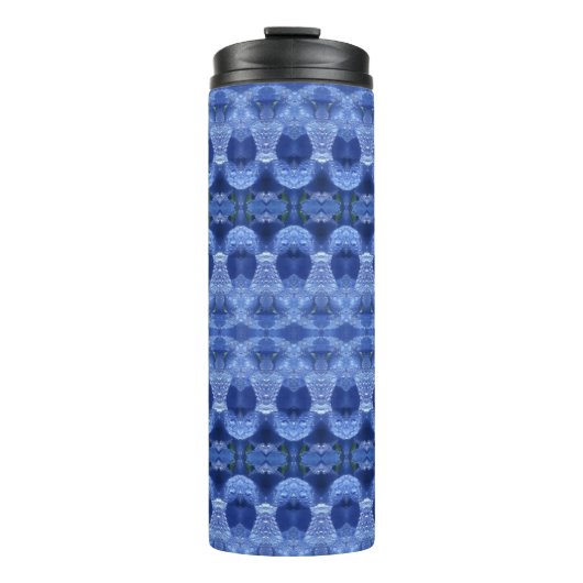 Hy Blue Ikat Thermosbecher (Vorderseite)