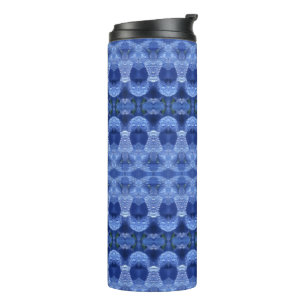 Hy Blue Ikat Thermosbecher