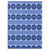 Hy Blue Ikat Zen Klemmbrett (Rückseite)