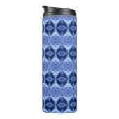 Hy Blue Ikat Zen Thermosbecher (Nach rechts gedreht)