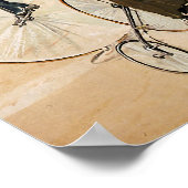 Hy Sandham Bicycling Poster (Ecke)