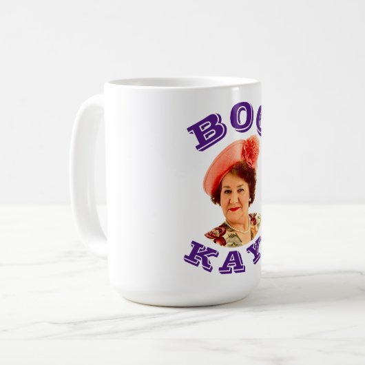 Hyacinth BOOKAY! Kaffeetasse (Vorderseite Links)