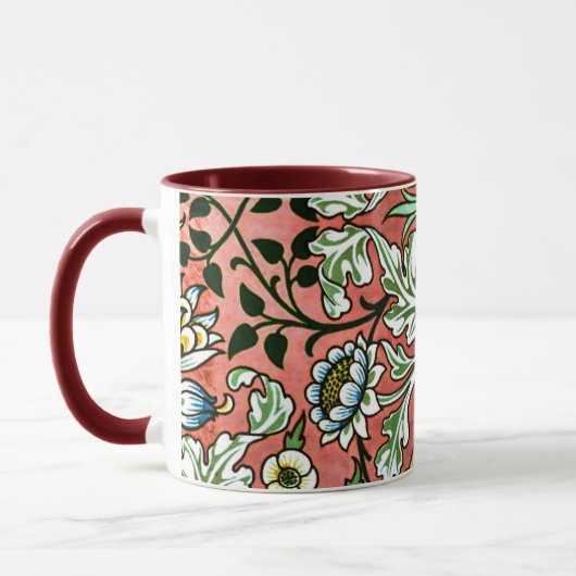 Hyacinth, ein William Morris-Design Tasse (Links)