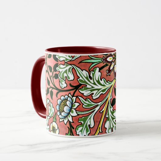 Hyacinth, ein William Morris-Design Tasse (Vorderseite Links)