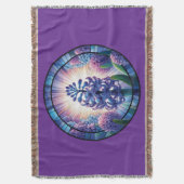 Hyacinth - Feste Glaskunst Decke (Vorderseite Vertikal)