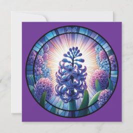 Hyacinth - Feste Glaskunst Einladung