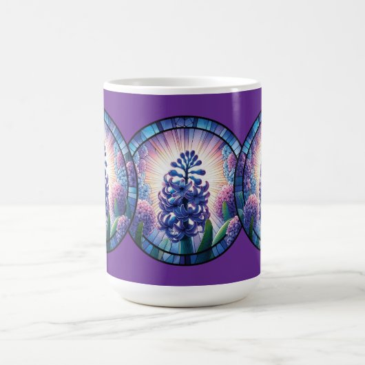 Hyacinth - Feste Glaskunst Kaffeetasse (Mittel)