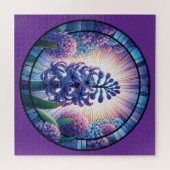 Hyacinth - Feste Glaskunst Puzzle (Horizontal)