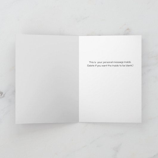 Hyacinth House Pflanze Puppe Cartoon Karte (Innenseite)