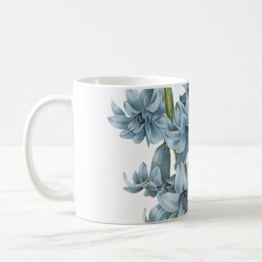 Hyacinth(Hyacinthus sp.) von Redouté Kaffeetasse (Links)