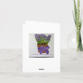 Hyacinth Karte (Rückseite)