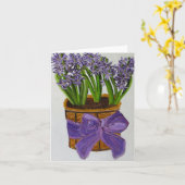 Hyacinth Karte (Gelbe Blume)