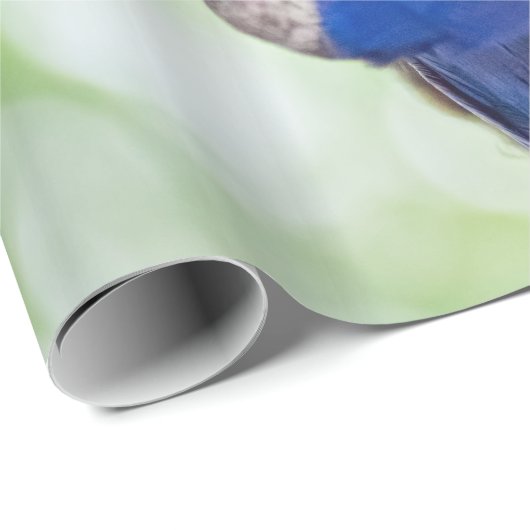 Hyacinth Macaw Bird Geschenkpapier (Rolleneckpunkt)