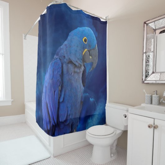 Hyacinth Macaw Duschvorhang (Beispiel)
