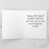 Hyacinth Macaw Parrot Bird Happy Birthday Big Card Karte (Innenseite)