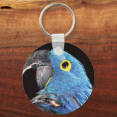 Hyacinth Macaw Schlüsselanhänger (Vorderseite)