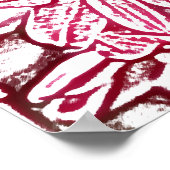 Hyacinth Pink bearbeitet Poster (Ecke)