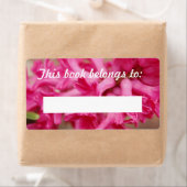 Hyacinth Pink Book Label (Insitu)