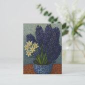 Hyacinth Postcard Postkarte (Stehend Vorderseite)