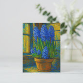 Hyacinth Postcard Postkarte (Stehend Vorderseite)