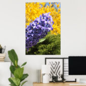 Hyacinth und Forsythia Poster (Heimbüro)
