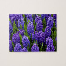 Hyacinth Violet Wildblumen Jigsaw Puzzle