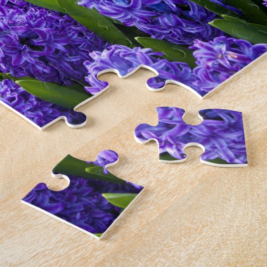 Hyacinth Violet Wildblumen Jigsaw Puzzle (Seite)