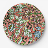 Hyacinth - William Morris Vintag Design Pappteller (Vorderseite)