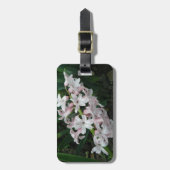 Hyacinths Custom Luggage Tag Gepäckanhänger (Vorderseite vertikal)