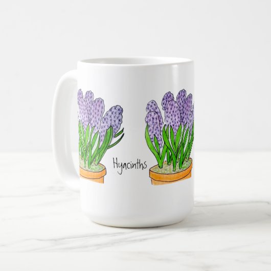 Hyacinths  kaffeetasse (Vorderseite Links)