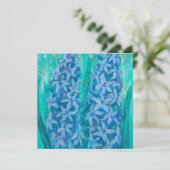 Hyacinths Sping Blume Ostern Geschenk Blumenmalere (Stehend Vorderseite)