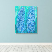 Hyacinths Sping Blume Ostern Geschenk Blumenmalere Leinwanddruck (Insitu (Holzboden))