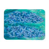Hyacinths Sping Blume Ostern Geschenk Blumenmalere Magnet (Horizontal)