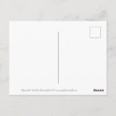 Hyacinths Sping Blume Ostern Geschenk Blumenmalere Postkarte (Rückseite)