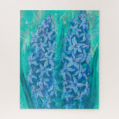 Hyacinths Sping Blume Ostern Geschenk Blumenmalere Puzzle (Vertikal)