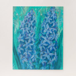 Hyacinths Sping Blume Ostern Geschenk Blumenmalere Puzzle