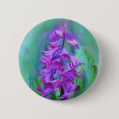 Hyakinth-Blume Button (Vorderseite)