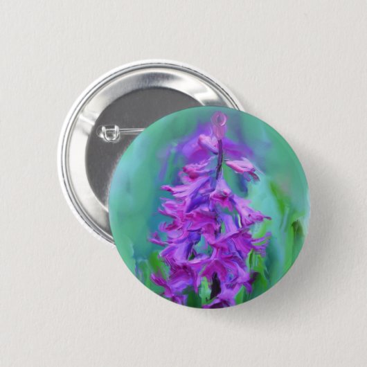 Hyakinth-Blume Button (Vorne & Hinten)